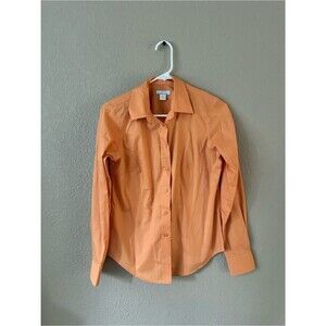 Vintage Lady Hathaway Cotton Tailored Button-Down Shirt Size S